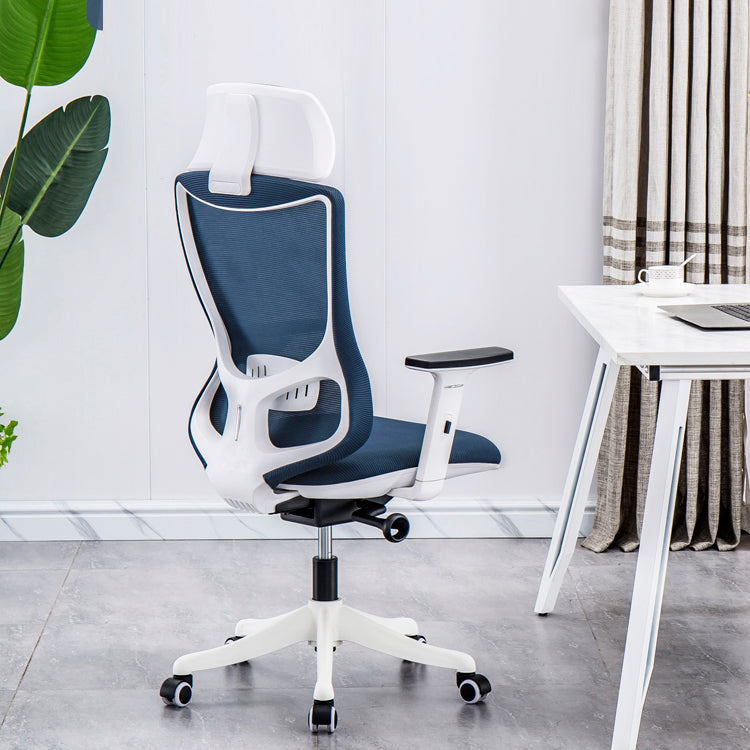 Height-adjustable Office Chair Modern Working Chair with Wheels