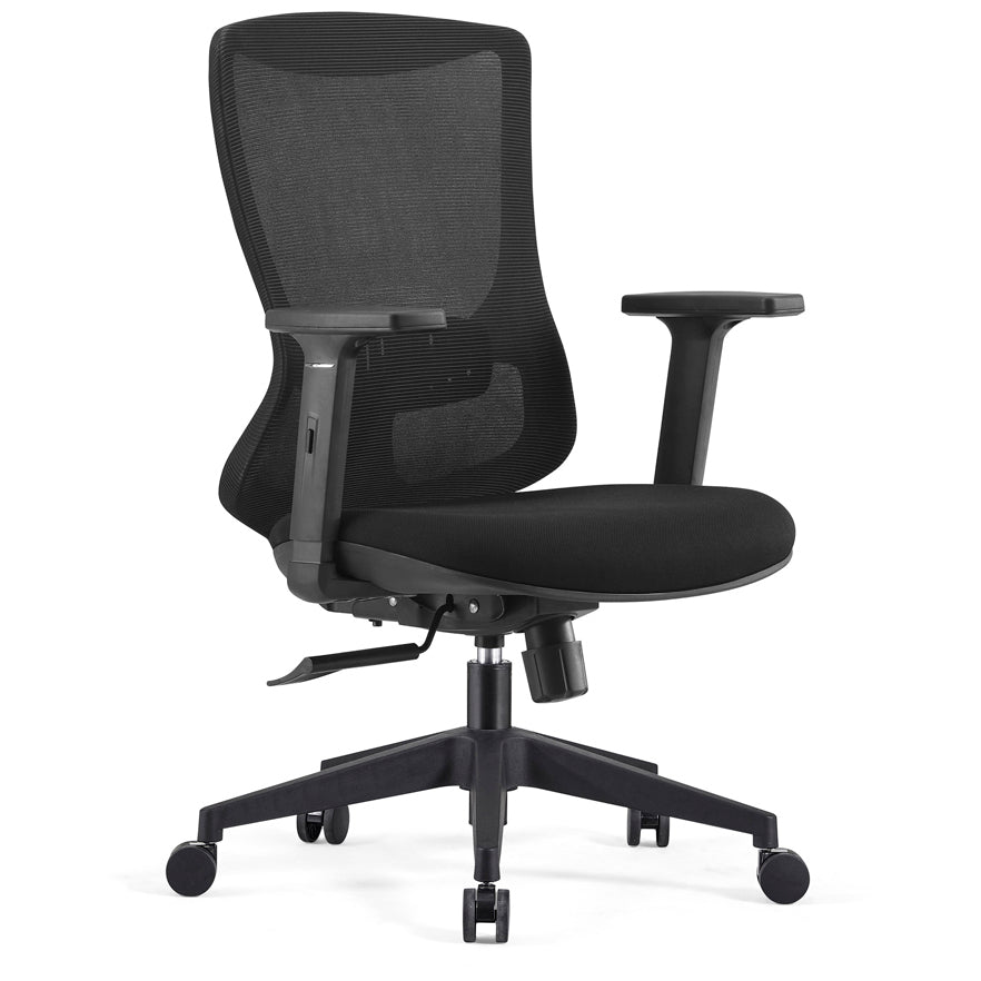 Height-adjustable Office Chair Modern Working Chair with Wheels