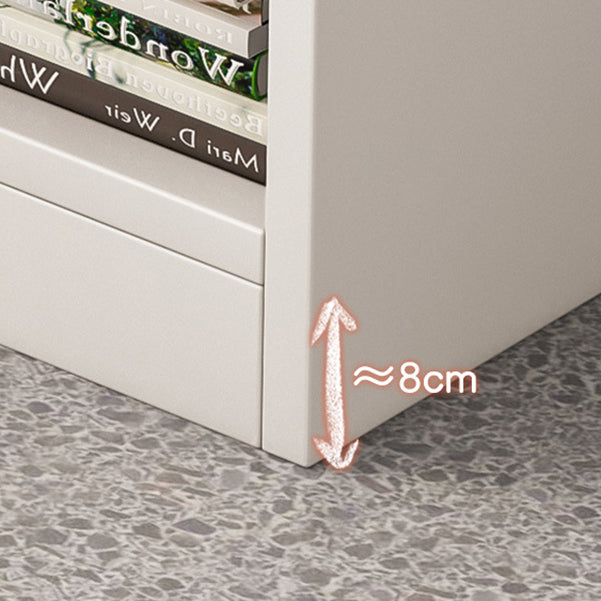 Wooden Bookshelf Modern Home Office Bookcase with Rectangle Shelves