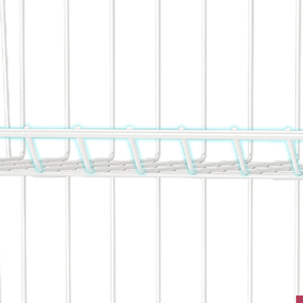 Modern Style Bookshelf Closed Back Metal Bookcase with Caster Wheels for Home Use