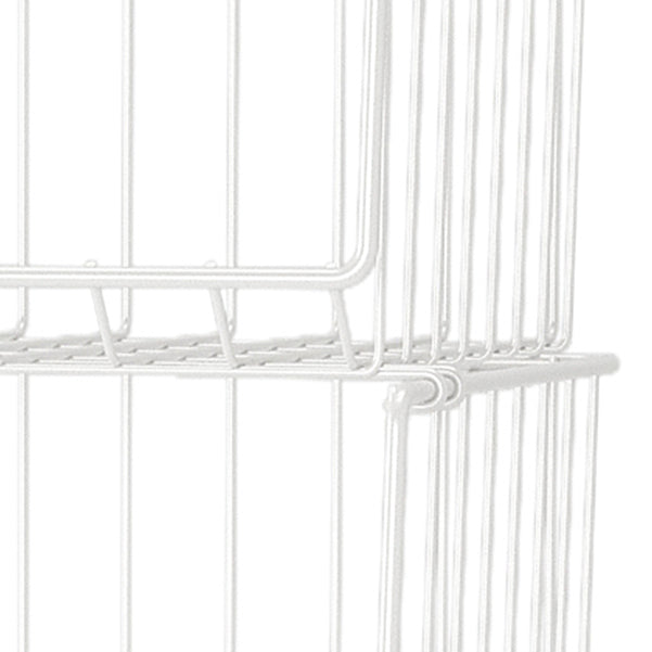 Modern Style Bookshelf Closed Back Metal Bookcase with Caster Wheels for Home Use