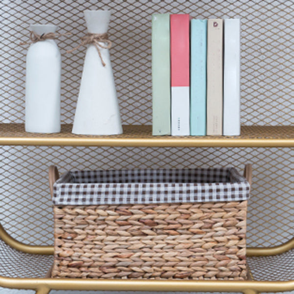 Modern Standard Bookcase Metal Bookshelf with Rectangle Shelves