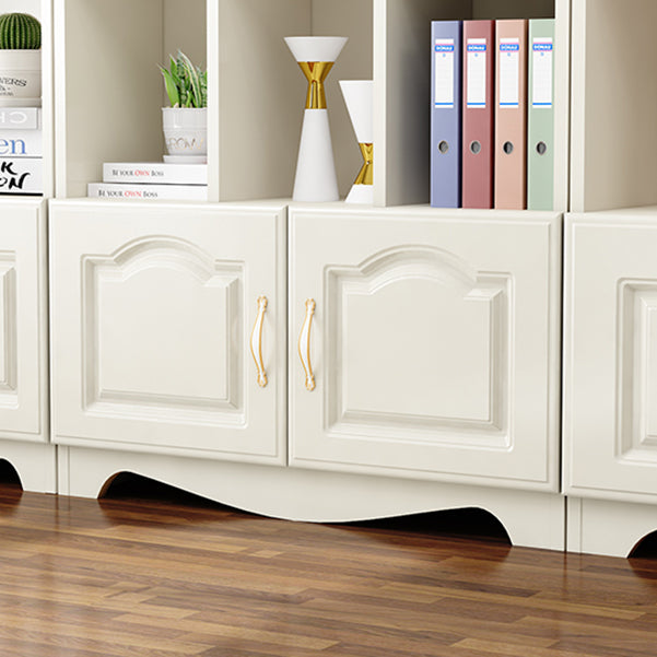 Modern Standard Bookcase Wooden Bookshelf with Rectangle Shelves