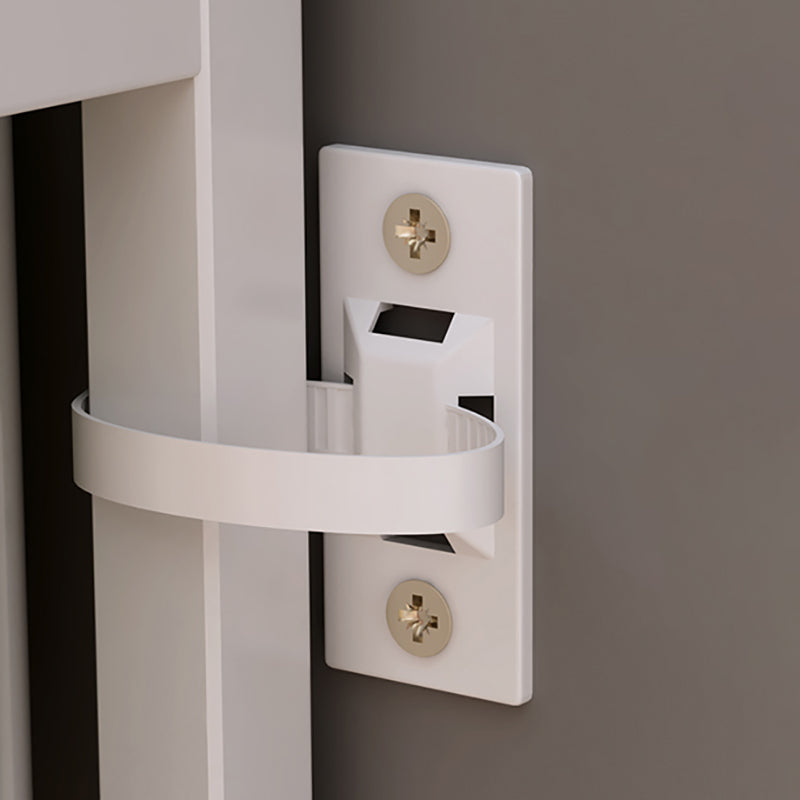 White Etagere Bookshelf Modern 2/3/4/5-Shelf Metal Vertical Bookcase