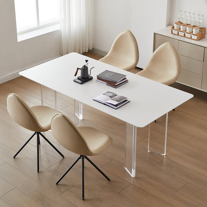 Contemporary Sintered Stone Dining Round Table Set 1/4/5 Pieces Dining Set