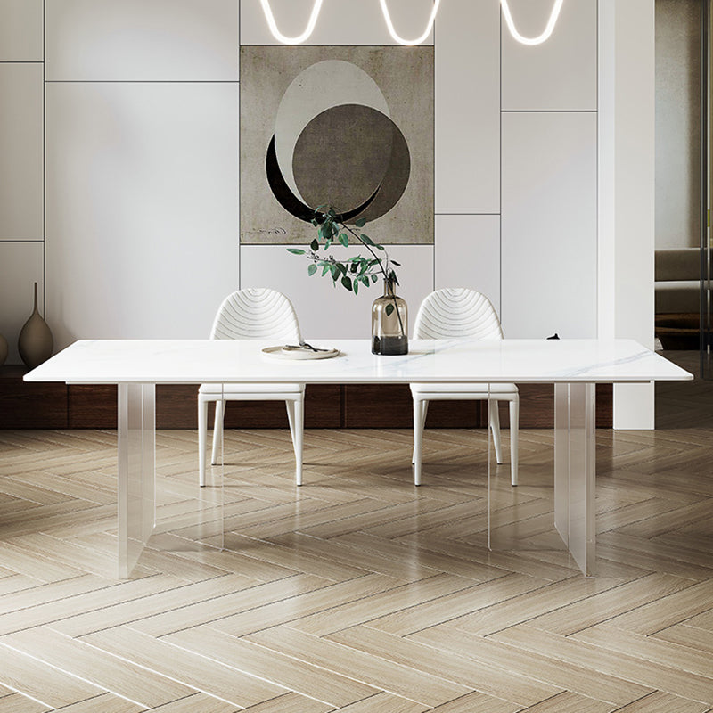 Contemporary Sintered Stone Dining Round Table Set 1/3/4/5 Pieces Dining Set
