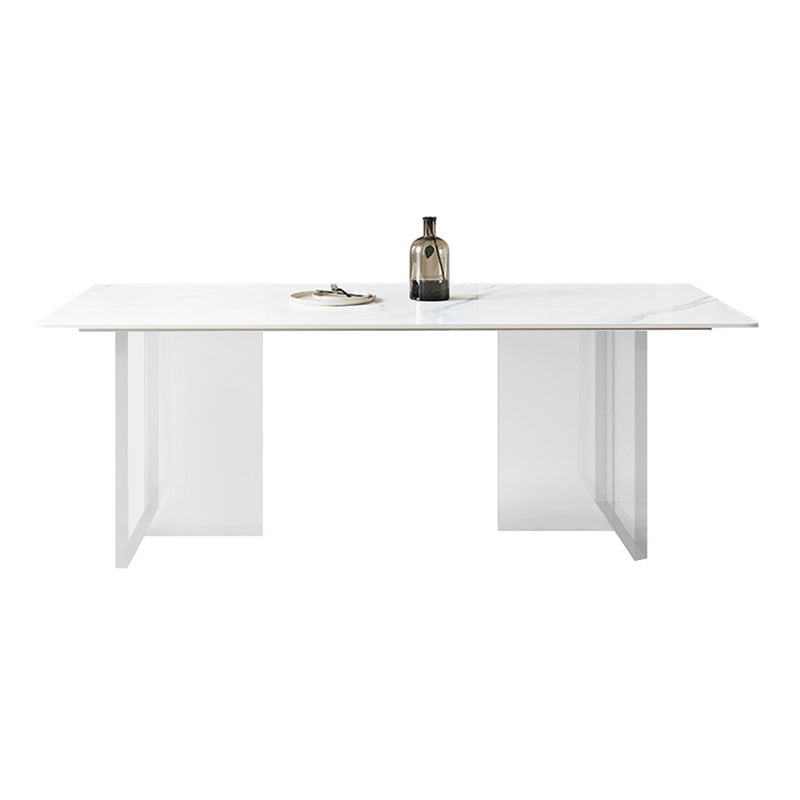 Contemporary Sintered Stone Dining Round Table Set 1/3/4/5 Pieces Dining Set