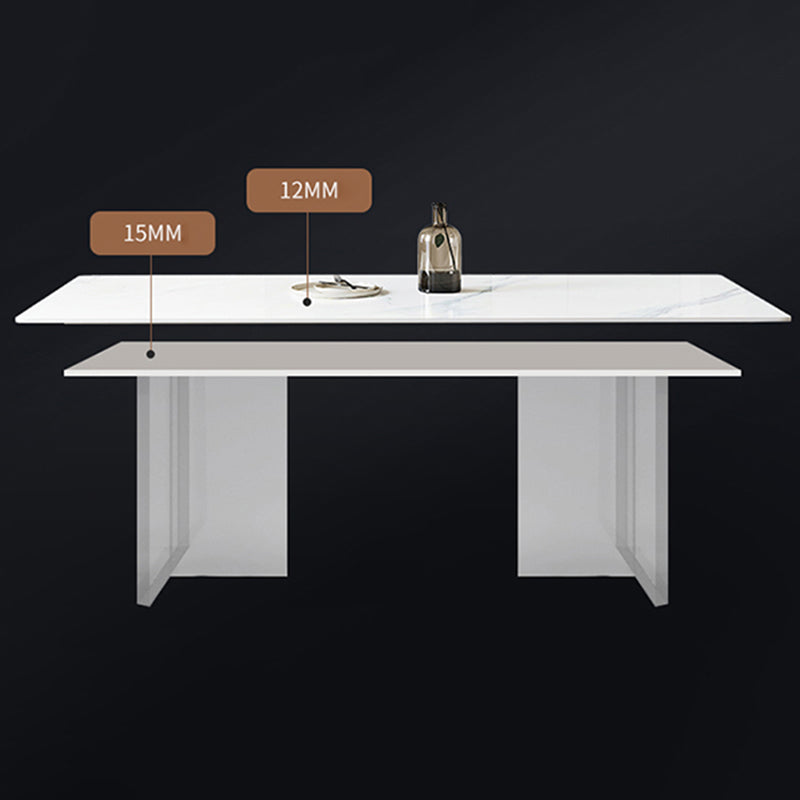 Contemporary Sintered Stone Dining Round Table Set 1/3/4/5 Pieces Dining Set