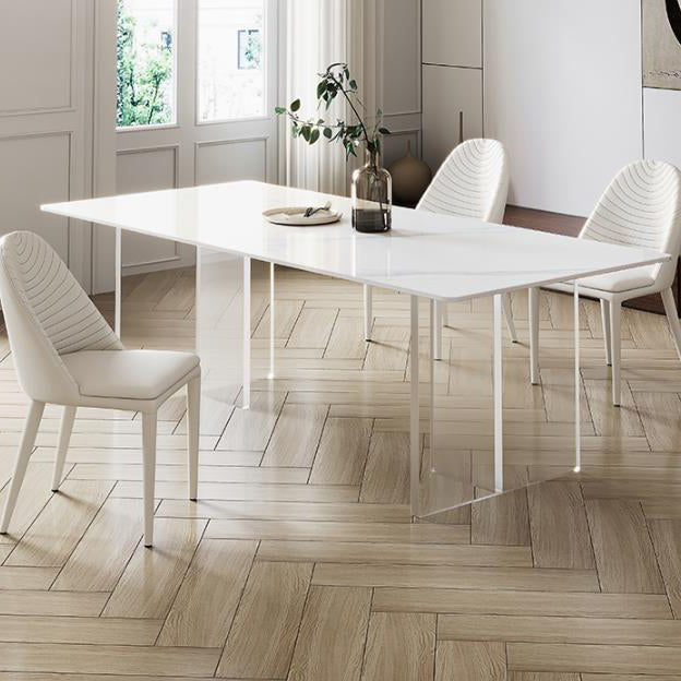 Contemporary Sintered Stone Dining Round Table Set 1/3/4/5 Pieces Dining Set