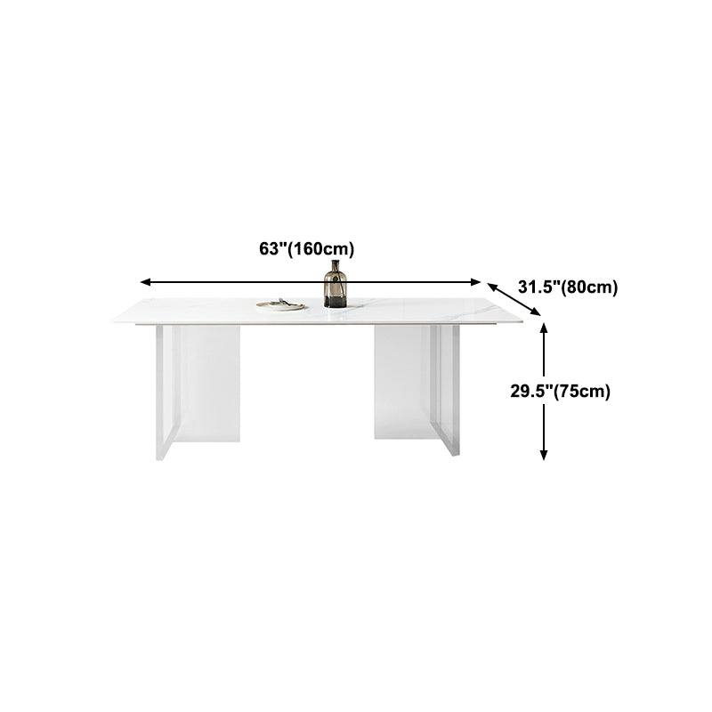 Contemporary Sintered Stone Dining Round Table Set 1/3/4/5 Pieces Dining Set