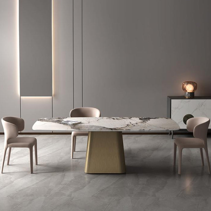Modern Style Sintered Stone Dining Set Rectangle 1/2/4/7 Pieces Dining Set