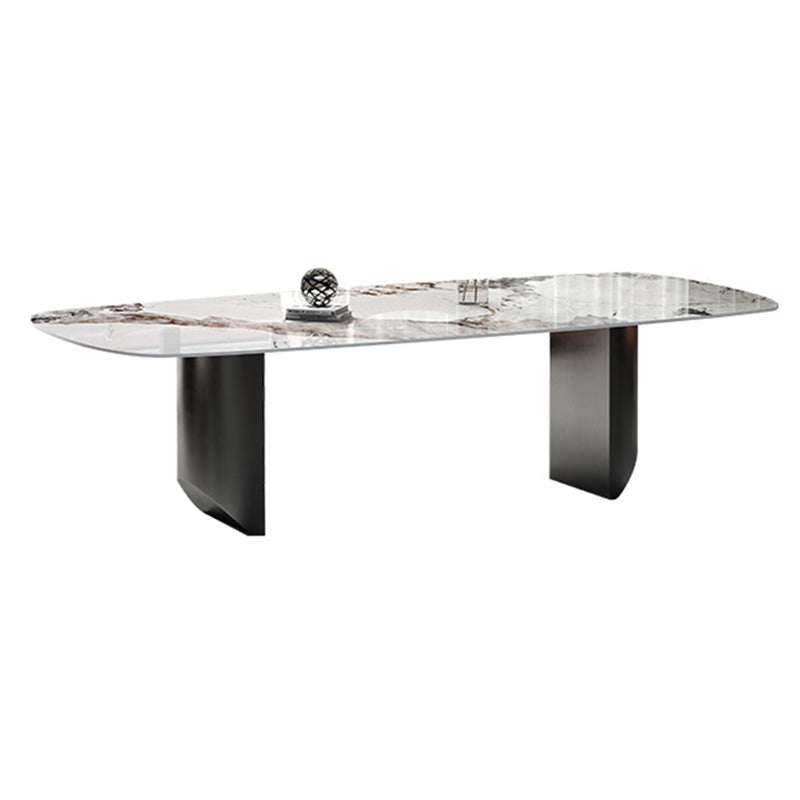 Modern Sintered Stone Dining Set Rectangle 1/2/5 Pieces Dining Set for Dining Areas