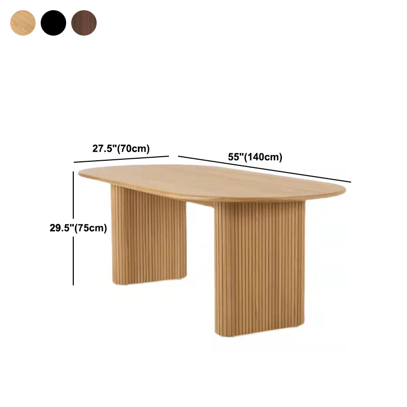 Solid Wood Dinner Table Contemporary Style Dining Table Home Kitchen Desk