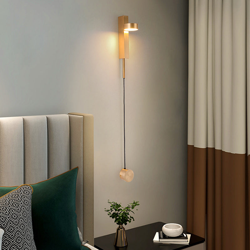 Runde Schatten Metall Wandleuchten moderner Stil 1- Lichtwandhalterlicht Licht