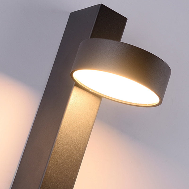 Runde Schatten Metall Wandleuchten moderner Stil 1- Lichtwandhalterlicht Licht