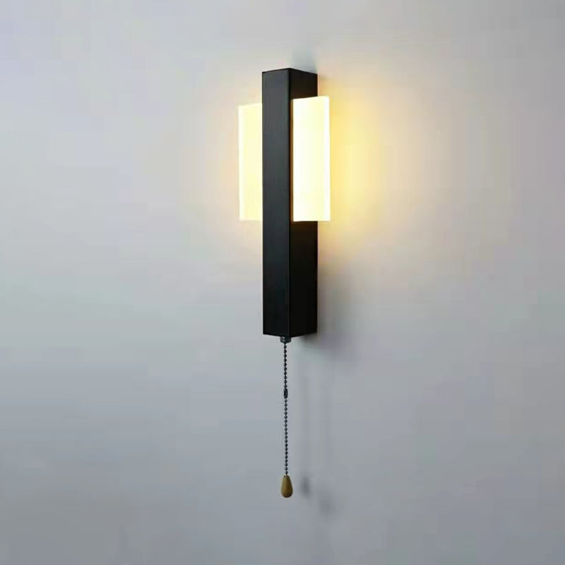 Nordic Metal Wall Light Straight Rotatable LED Wall Sconce for Living Room