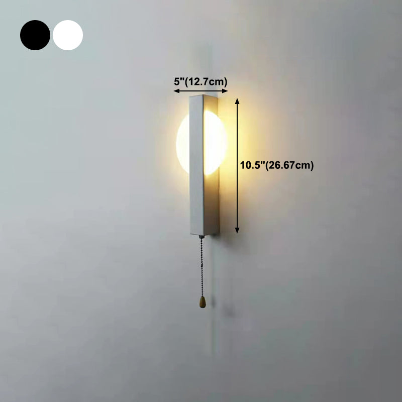 Nordic Metal Wall Light Straight Rotatable LED Wall Sconce for Living Room