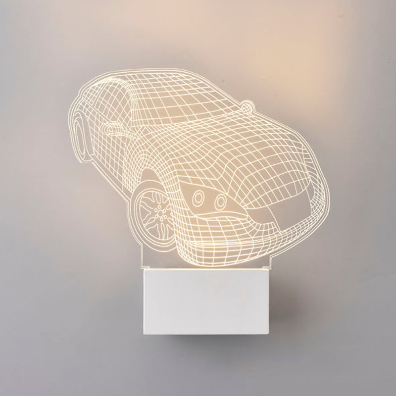 Creative Acrylic Wall Light Modern LED Wall Light Fixture for Bedroom