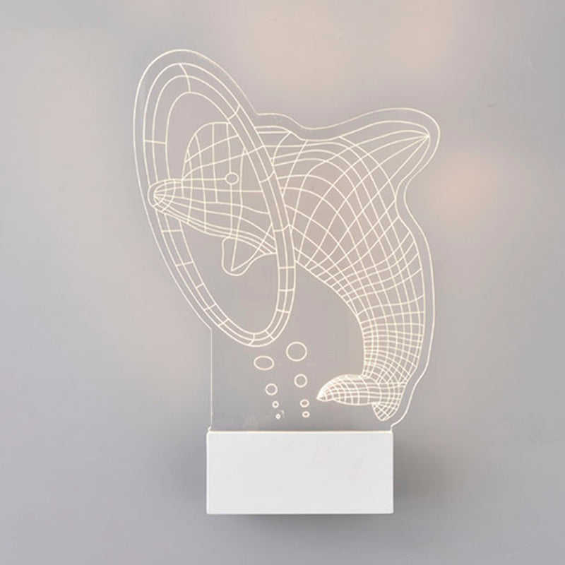 Creative Acrylic Wall Light Modern LED Wall Light Fixture for Bedroom