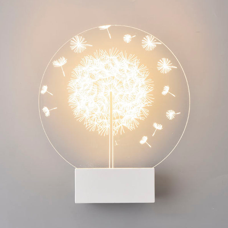 Creative Acrylic Wall Light Modern LED Wall Light Fixture for Bedroom