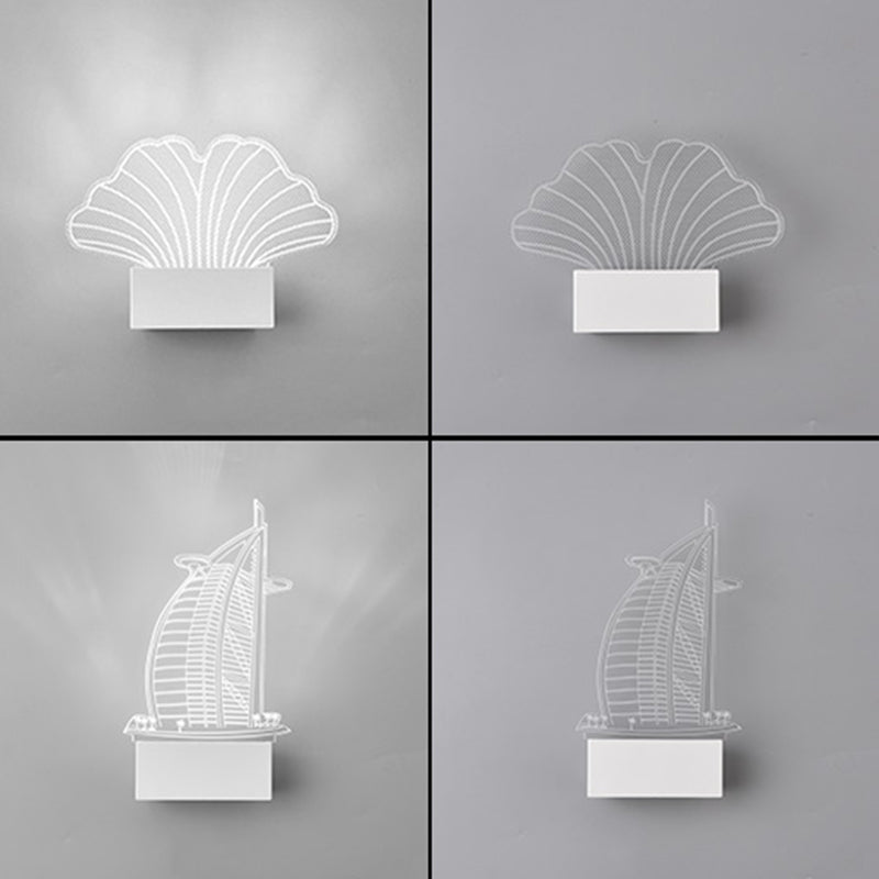 Creative Acrylic Wall Light Modern LED Wall Light Fixture for Bedroom