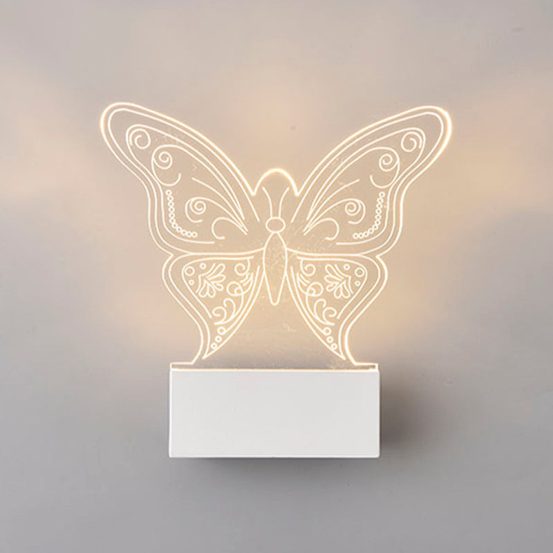Creative Acrylic Wall Light Modern LED Wall Light Fixture for Bedroom