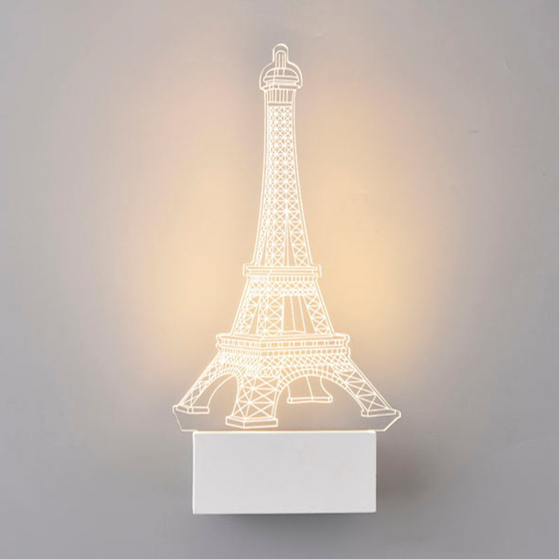 Creative Acrylic Wall Light Modern LED Wall Light Fixture for Bedroom