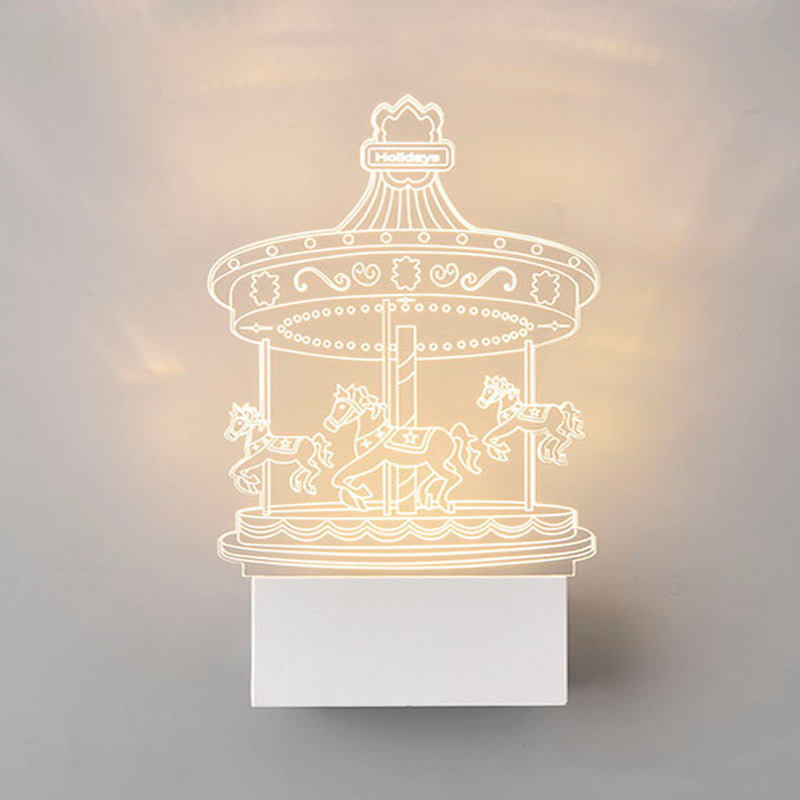 Creative Acrylic Wall Light Modern LED Wall Light Fixture for Bedroom