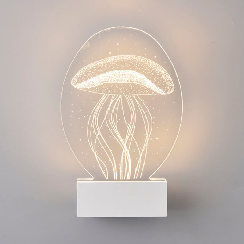 Creative Acrylic Wall Light Modern LED Wall Light Fixture for Bedroom