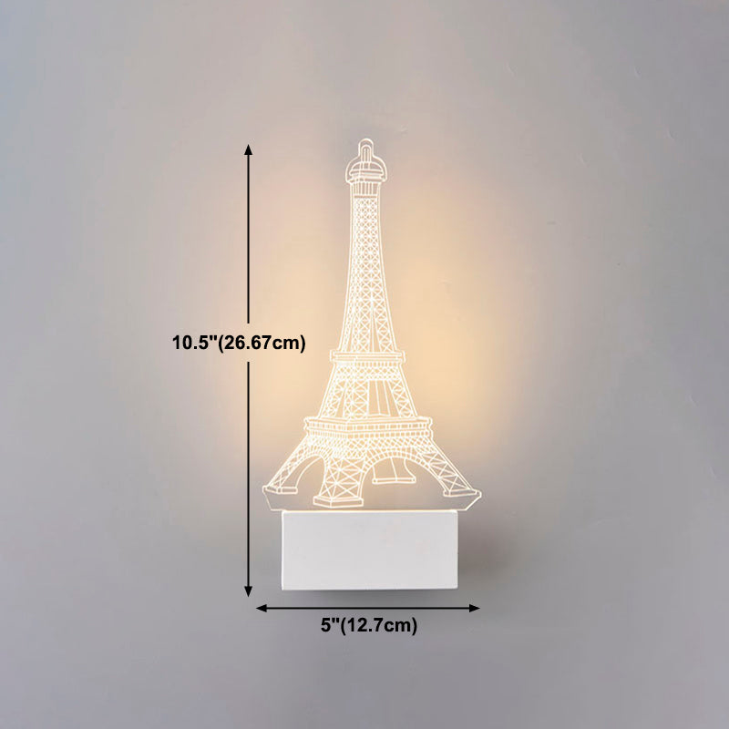 Creative Acrylic Wall Light Modern LED Wall Light Fixture for Bedroom
