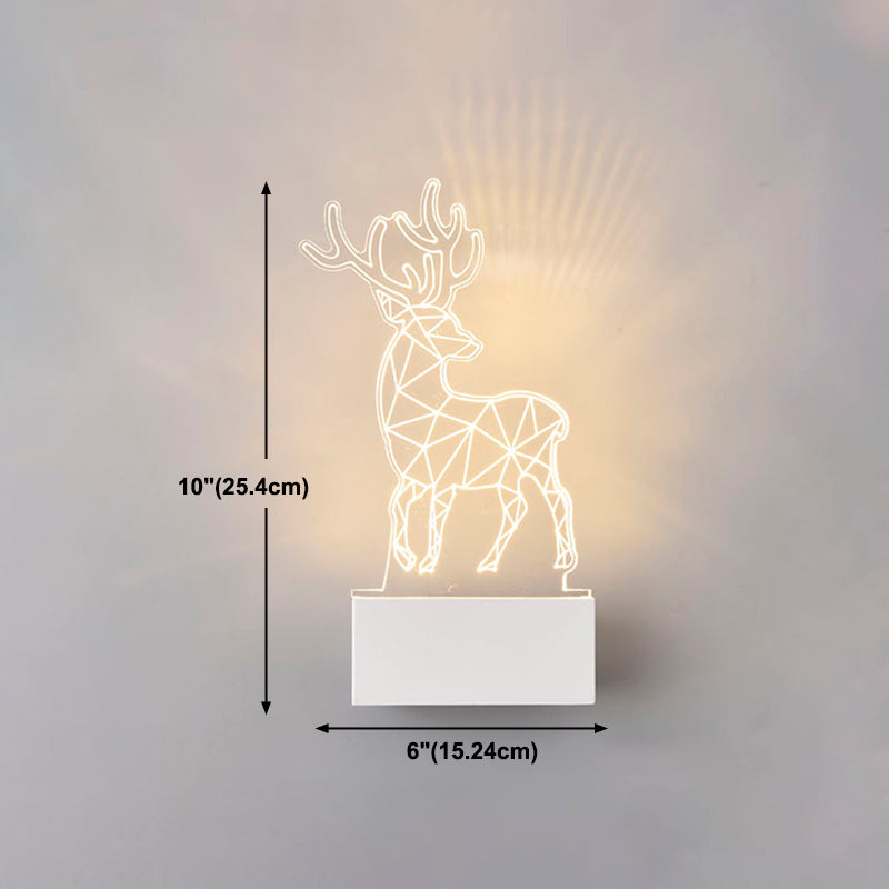 Creative Acrylic Wall Light Modern LED Wall Light Fixture for Bedroom