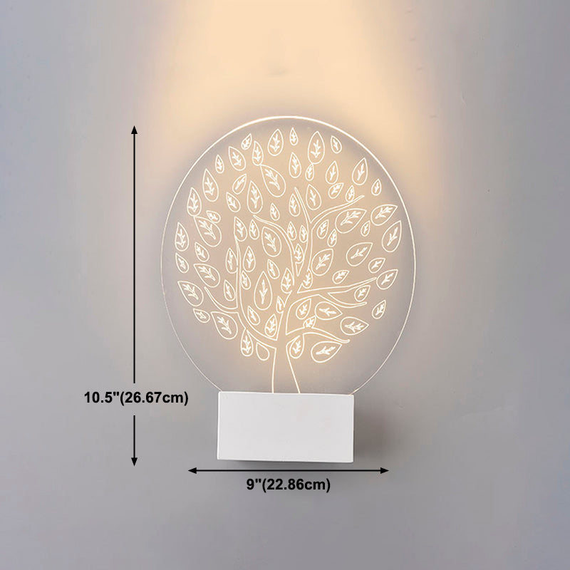 Creative Acrylic Wall Light Modern LED Wall Light Fixture for Bedroom