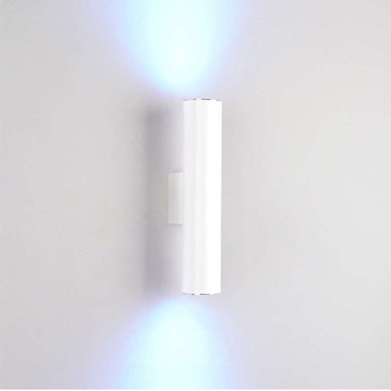 2 Lights Tubular Wall Lights Modern Style Metal Wall Mounted Lamps