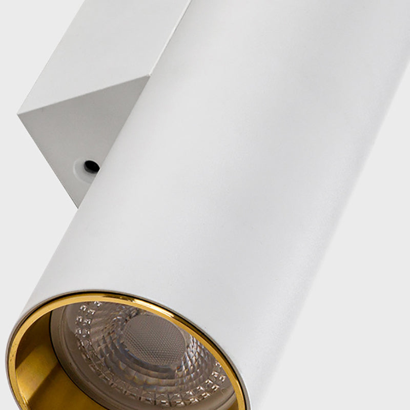 2 Lights Tubular Wall Lights Modern Style Metal Wall Mounted Lamps