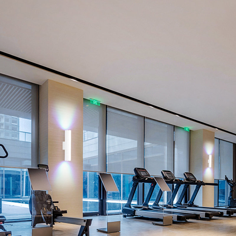 2 Lights Tubular Wall Lights Modern Style Metal Wall Mounted Lamps