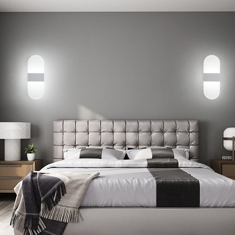 Geometry Shape Metal Wall Light Modern Style 1 Light Wall Mounted Light Fixture