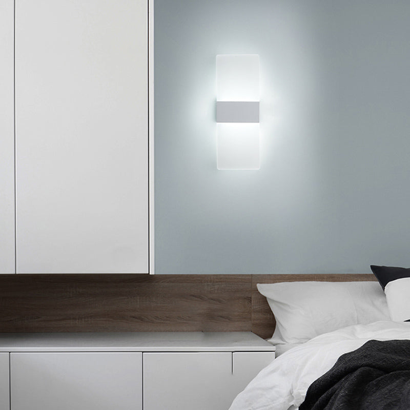 Geometry Shape Metal Wall Light Modern Style 1 Light Wall Mounted Light Fixture