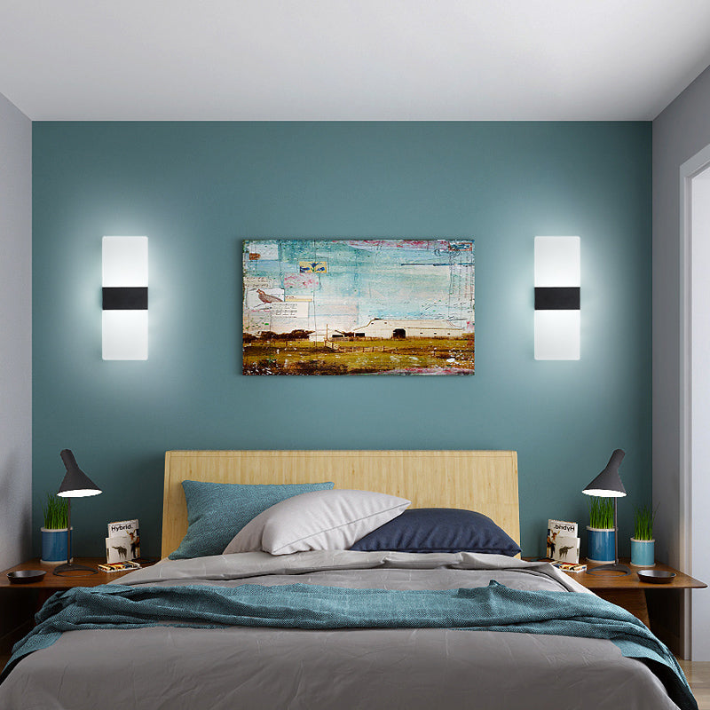 Geometry Shape Metal Wall Light Modern Style 1 Light Wall Mounted Light Fixture