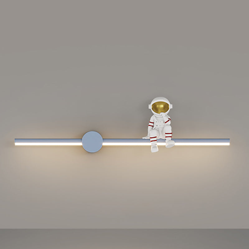 Modern Style Astronaut Wall Light Fixture Household LED Wall Light Sconce for Bedroom