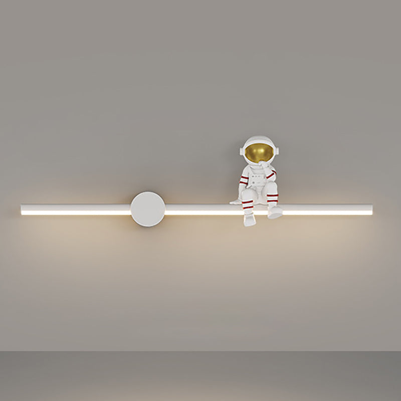 Modern Style Astronaut Wall Light Fixture Household LED Wall Light Sconce for Bedroom