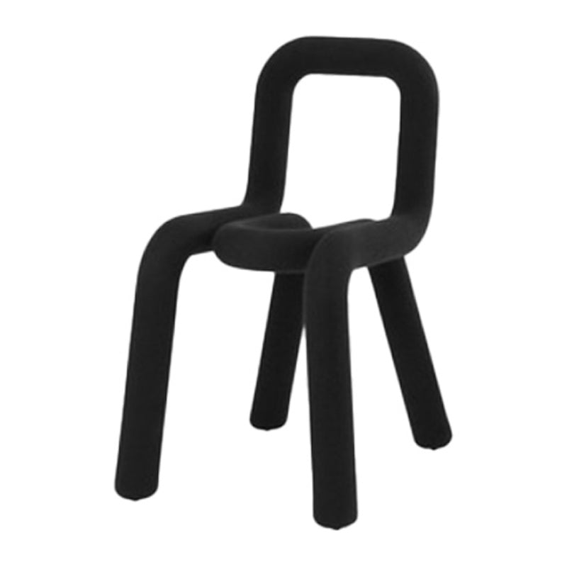 Contemporary Style Side Chair Open Back Dining Chair for Indoor