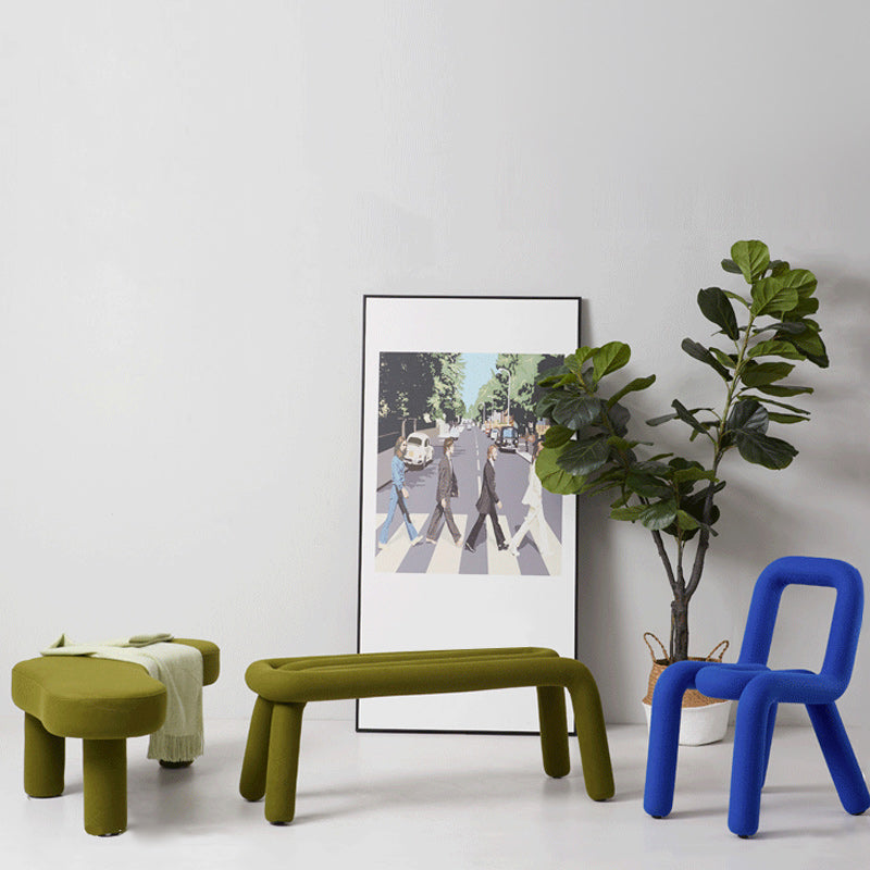 Contemporary Style Side Chair Open Back Dining Chair for Indoor