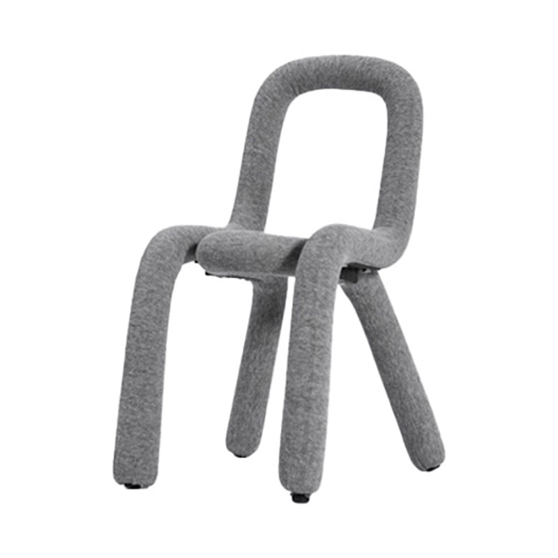 Contemporary Style Side Chair Open Back Dining Chair for Indoor