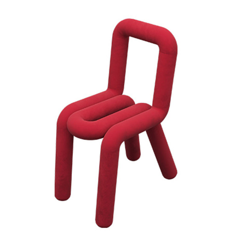 Contemporary Style Side Chair Open Back Dining Chair for Indoor