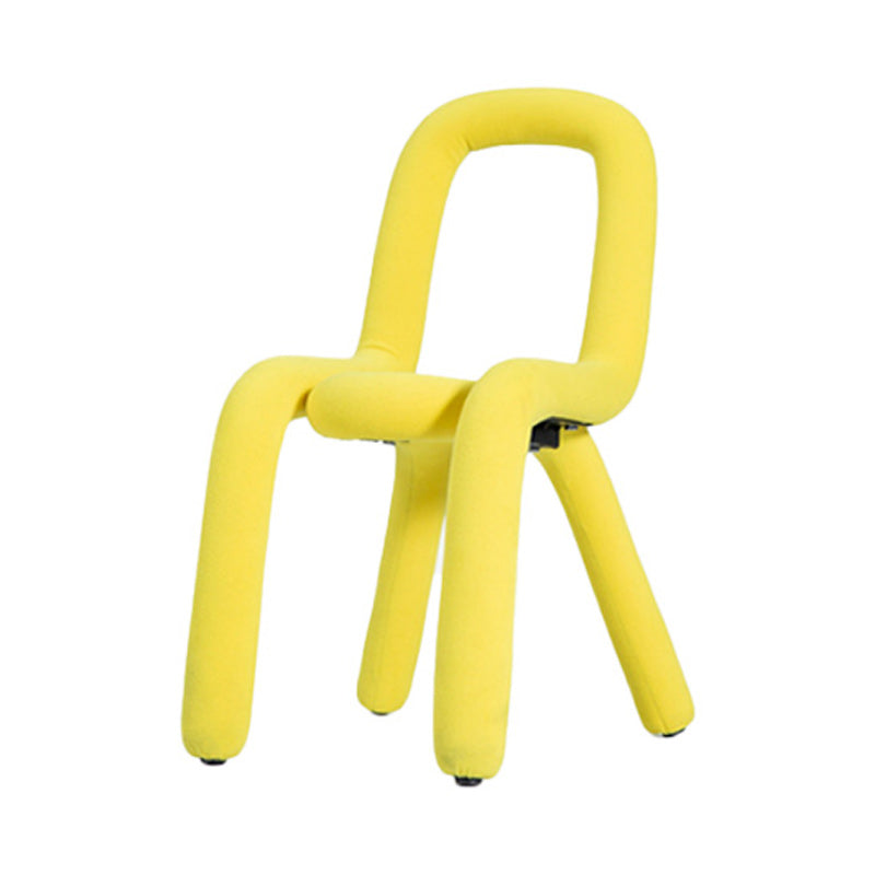 Contemporary Style Side Chair Open Back Dining Chair for Indoor