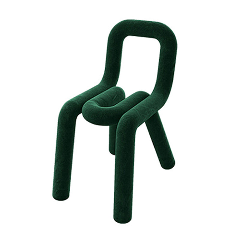 Contemporary Style Side Chair Open Back Dining Chair for Indoor