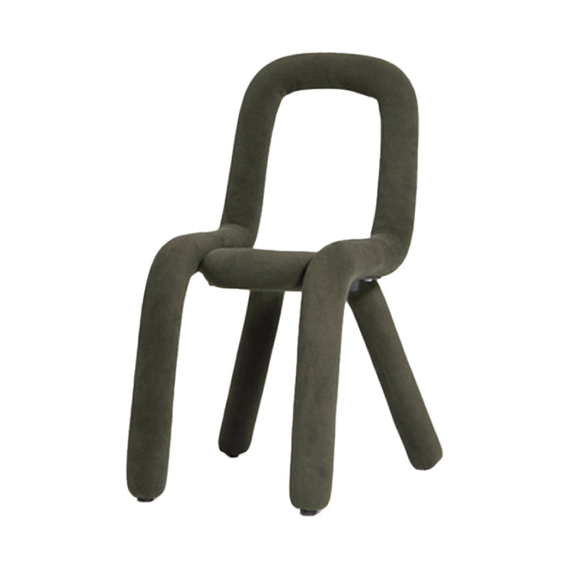 Contemporary Style Side Chair Open Back Dining Chair for Indoor