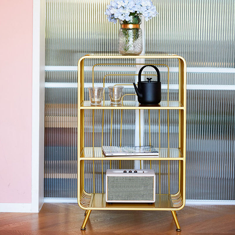 Modern Standard Bookcase Home Office Bookshelf with Rectangle Shelves