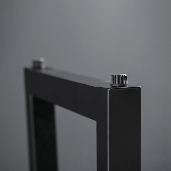 1/2/3 Pieces Industrial Iron Bar Table Set Rectangle Bistro Set with Pine Wood Top