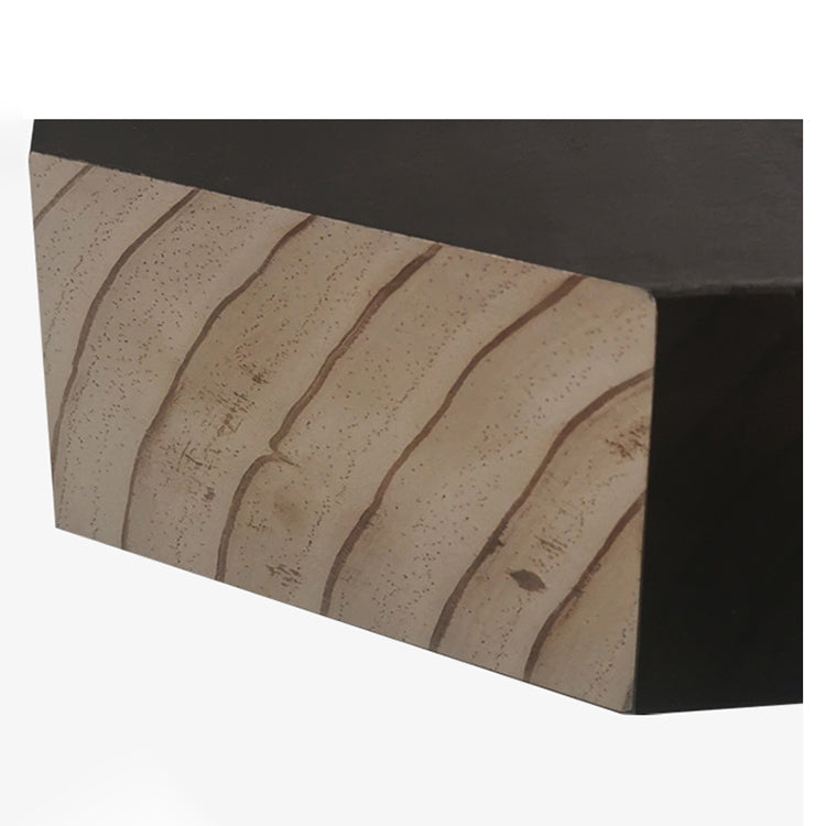 1/6/11 Pieces Industrial Iron Bar Table Set Rectangle Pine Wood Bistro Set with Footrest